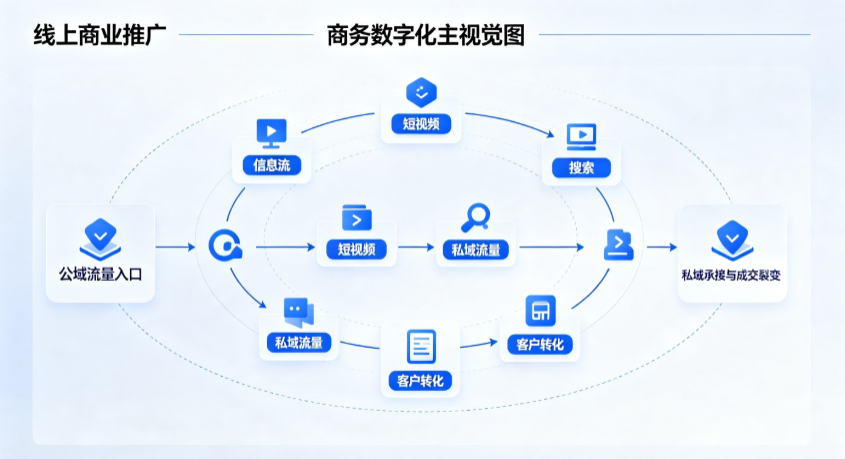 广平县线上商业推广怎么做？全域流量闭环搭建与低成本转化实战指南